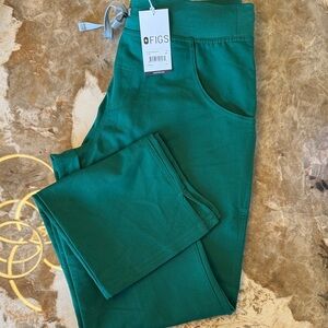 FIGS Women's Hunter Green Boot Cut Scrub Pants